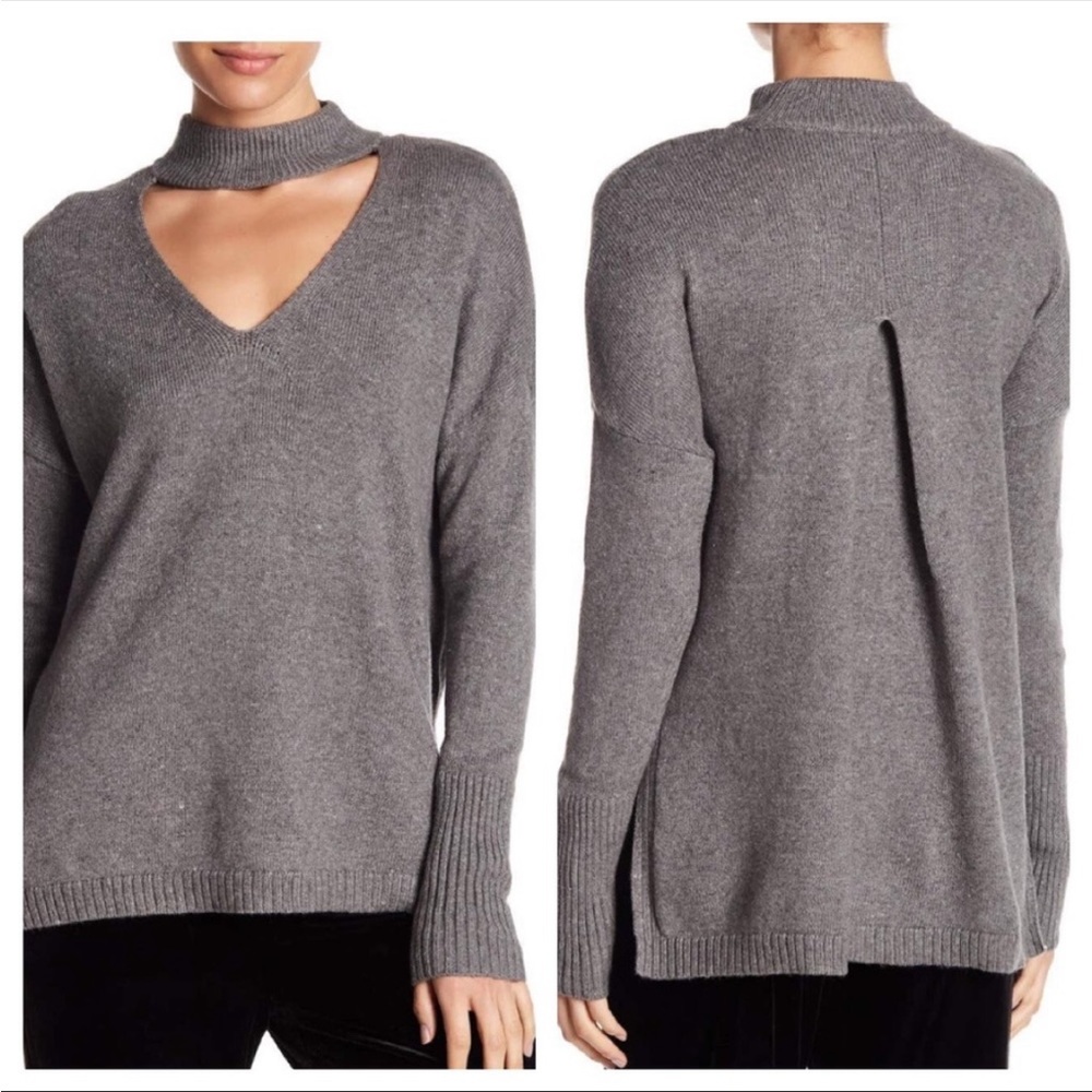1.State XS choker neck sweater